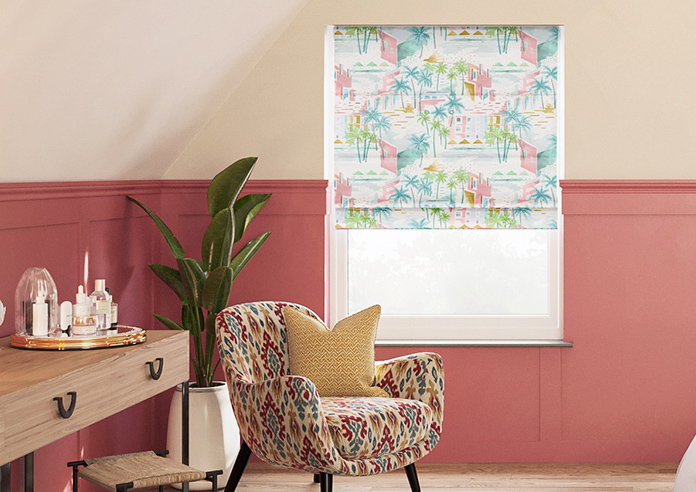 Sunset Boulevard, Brights - Twist&Fit Roman Blind - Image 3